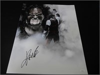 WWF WWE KANE SIGNED 16X20 PHOTO JSA COA