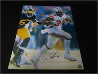 CARLOS HYDE SIGNED 16X20 PHOTO OHIO STATE