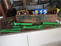WOOD TOOL CARRIER & TOOLS