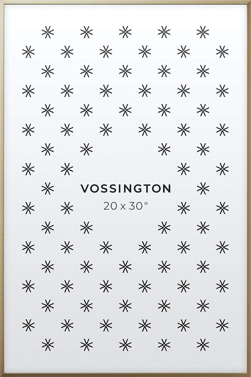 Vossington 20x30 Gold Poster Frame | Thin