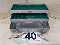 kennedy tackle box w/ misc contents