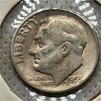 1953 Roosevelt Dime