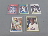 Lot Of 5 Sammy Sosa Baseball Cards
