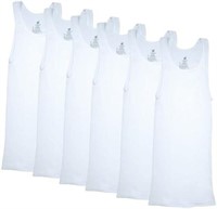 Hanes Mens ComfortSoft 6 Pack Tagless A-Shirts