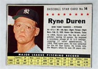 1961 Post #14, Ryne Duren, New York Yankees