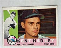 1960 Topps #102 Kent Hadley