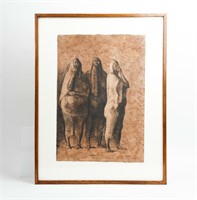 Art Francisco Zuniga ‘‘Tres Mujeres de Pie’’ 1983