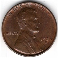 1938 S/S/S Lincoln Wheat Cent