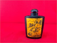 Erotic Carved Bone Oriental Snuff Bottle