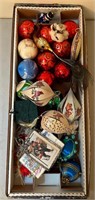 Misc Box Lot of Christmas Ornaments