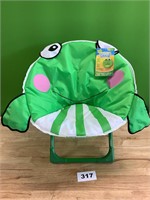 Kids Folding Frog Saucer Chair