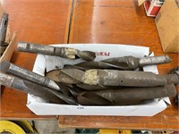 7 LARGE MACHINING DRILL BITS