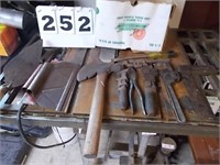 Wrenches, Hatchet, Sump pump
