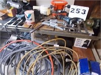 220 Cord and Water Hoses, Trailer Hitch, Misc.
