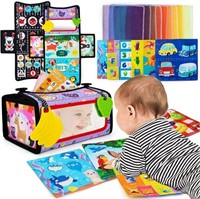 Cawgug Tummy Time Toys, Black and White High