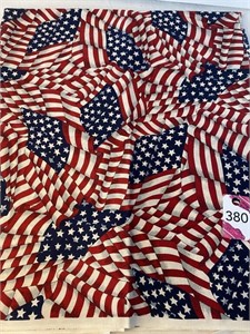 American Flag Fabric 70"x43"