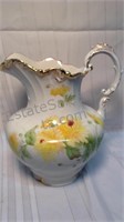 Vintage pitcher flower patterned 12"