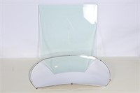 Safety Mirror & Glass Tabletop