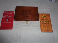 boites a cigare bois Benson & hedges 2 tabac pipe