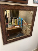 Mirror, minor damage photographed (small room)