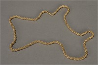 18ct Gold Rope Chain,