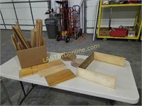 Various Dovetail Wood Drawer Pieces