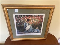 C. Monet Mother & Child Print