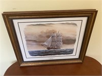 Print of Frigate Chesapeake by Casey Holtzinger