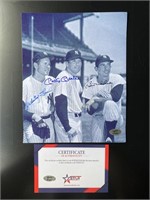 WHITEY FORD MICKEY MANTLE SIGNED PHOTO
