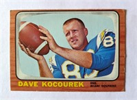 1966 Topps Kocourek Chargers Card #82