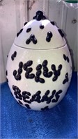 Ceramic jelly beans jar