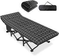 ATORPOK Camping Cot for Adults with Cushion Comfor