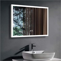 DECORAPORT LED Bathroom Mirror 28 x 36 Inch, Dimma