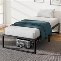 SEALED-Maxzzz 16 Inch Metal Platform Bed Frame, Tw