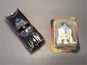 Batmobile and r2d2
