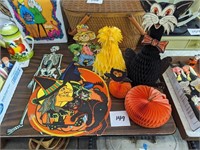 Lot of Vintage Halloween Decorations