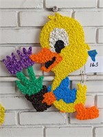 Easter Duck Popcorn Art