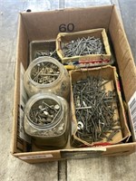 Large Box Of Nails & Screws