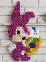 Easter Rabbit Popcorn Art