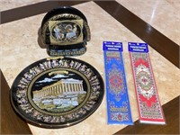 Turkish Bookmarks, Plate & Napkin Holder