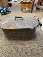 Antique Copper Broiler with Lid