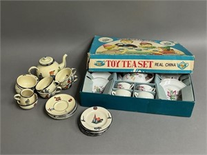 Collection of China and Enamel Childs Tea Sets