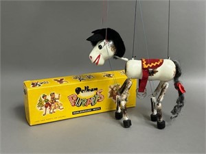 Vintage Pelham Puppet Horse in Box