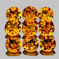 Natural Intense Madeira Golden Yellow Citrine{Flaw