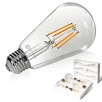 LED Edison Light Bulbs - Dimmable Bulb, ST64