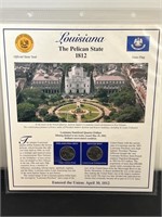 Louisiana Quarter & Stamp Collection