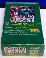 NFL Pro Set 1990 Football Booster Box