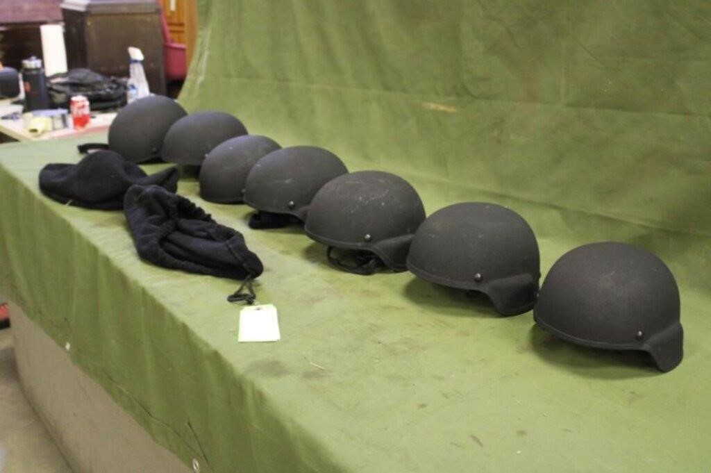 (7) Ballistic Helmets