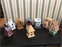 Collection of (8) Bird Houses