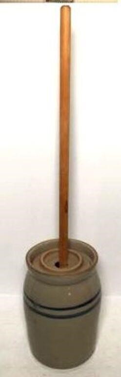 Marshall Pottery Stoneware Butter Churn